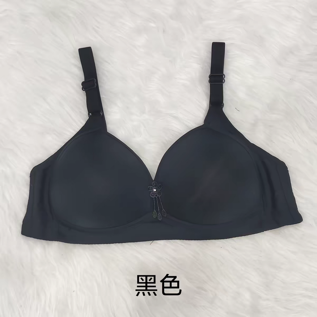 Floral Charm Lightly Padded Bra – Smooth Cup Design