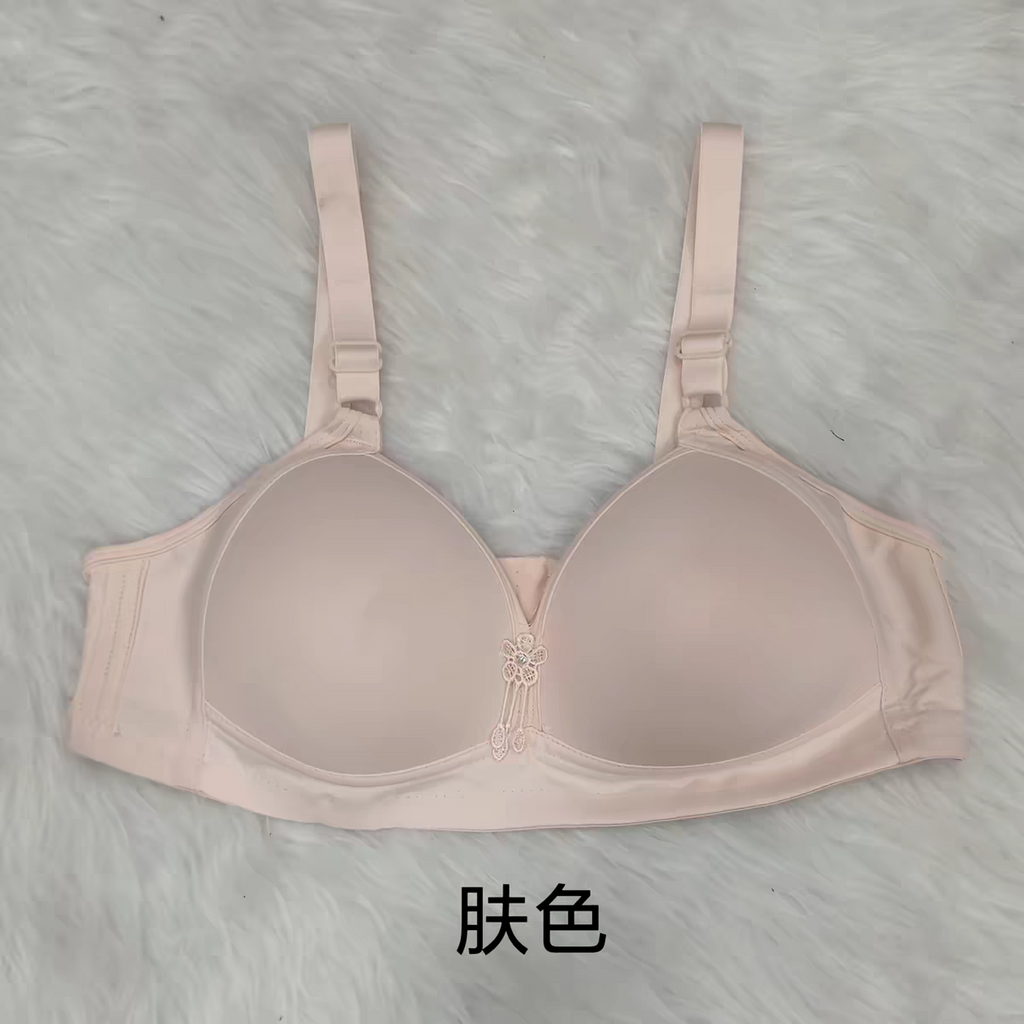 Floral Charm Lightly Padded Bra – Smooth Cup Design