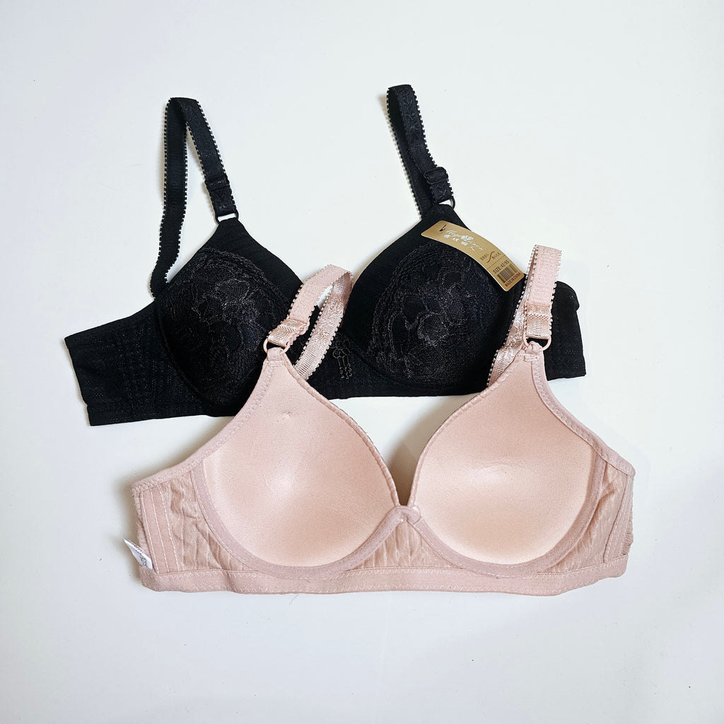Elegant Floral Lace Padded Bra