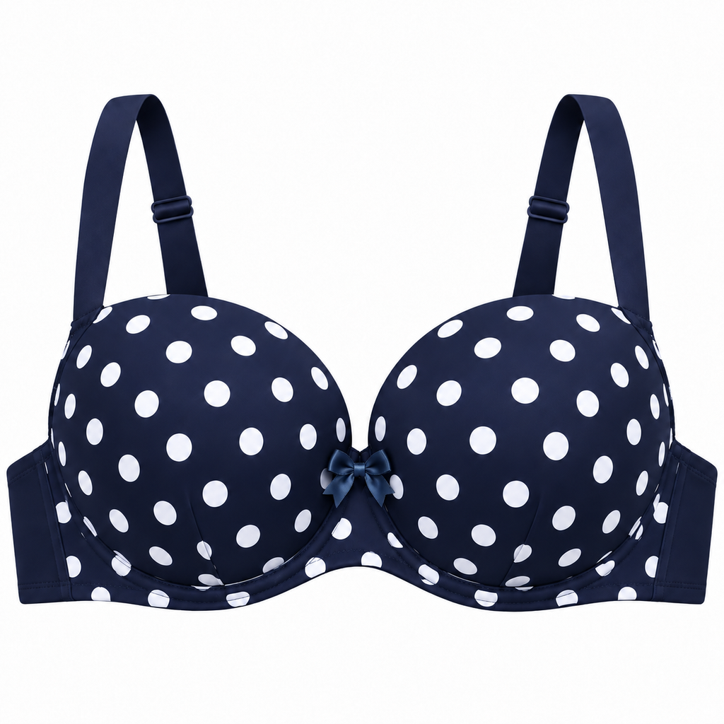 Classic Polka Dot Padded Bra