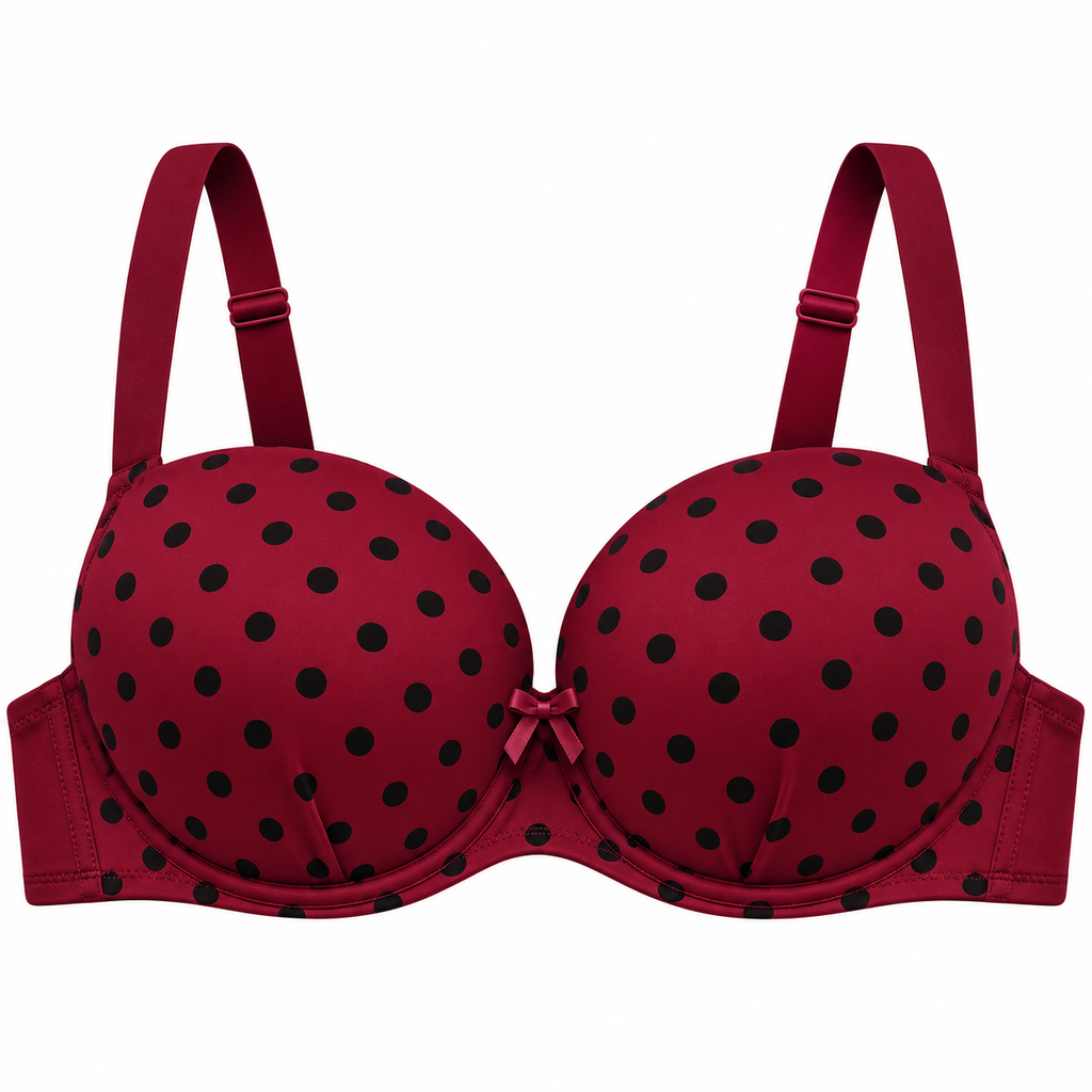 Classic Polka Dot Padded Bra