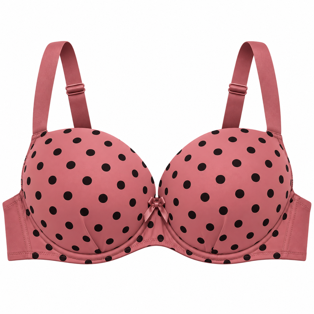 Classic Polka Dot Padded Bra