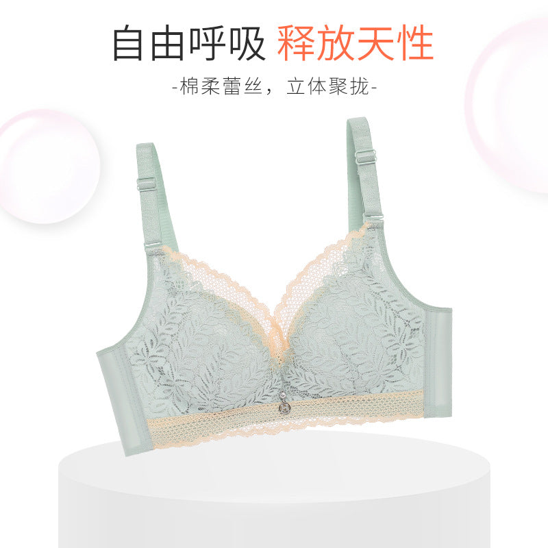Women’s Lace Bra – (Mint Green) 451