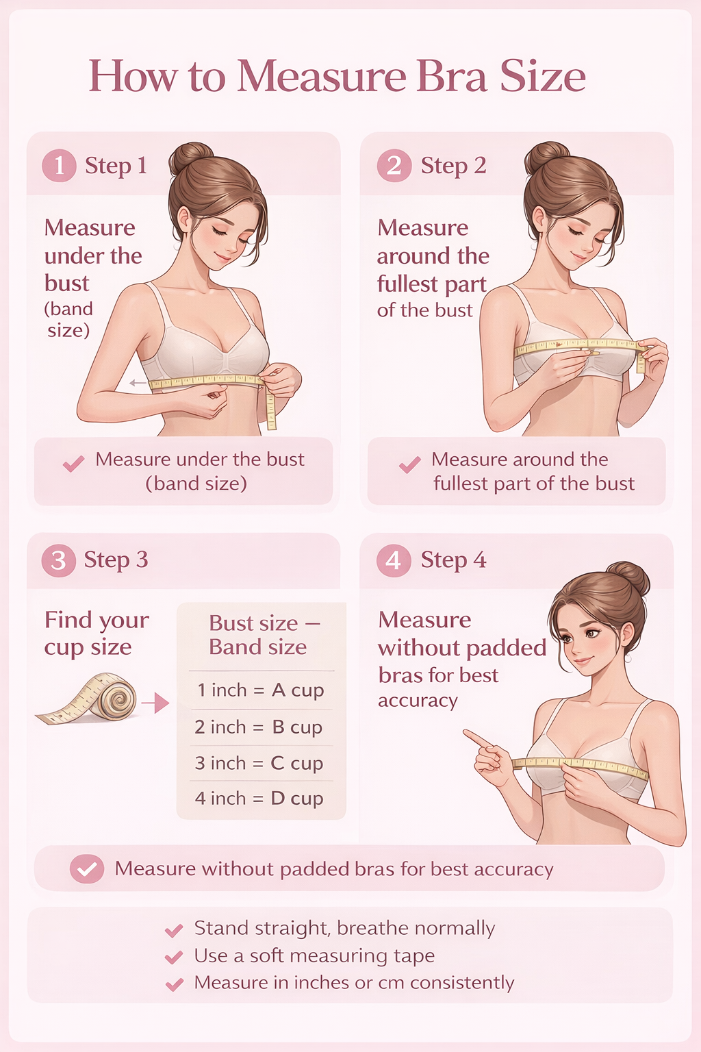 How to know your bra size?
