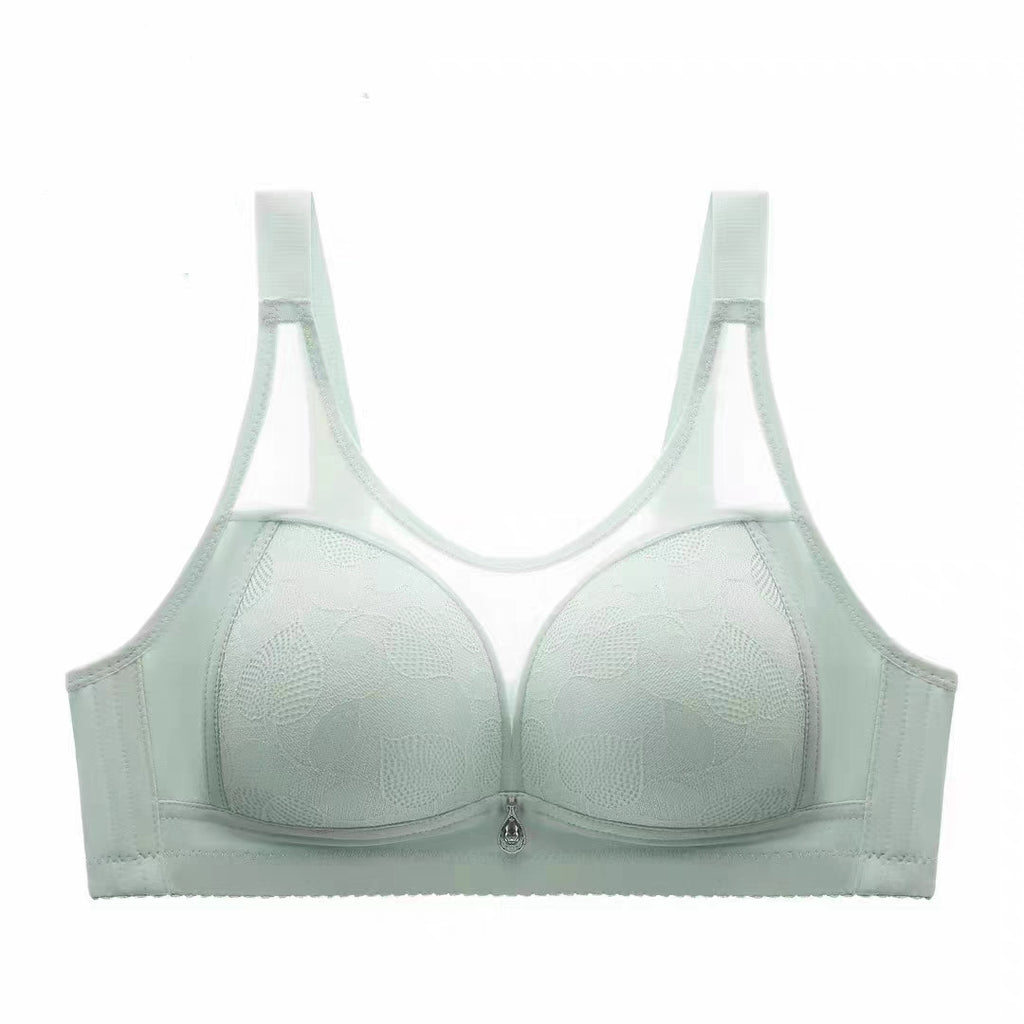 Mint Green Net Wireless Full Coverage Comfort Bra Soft Bra Pakistan COD available