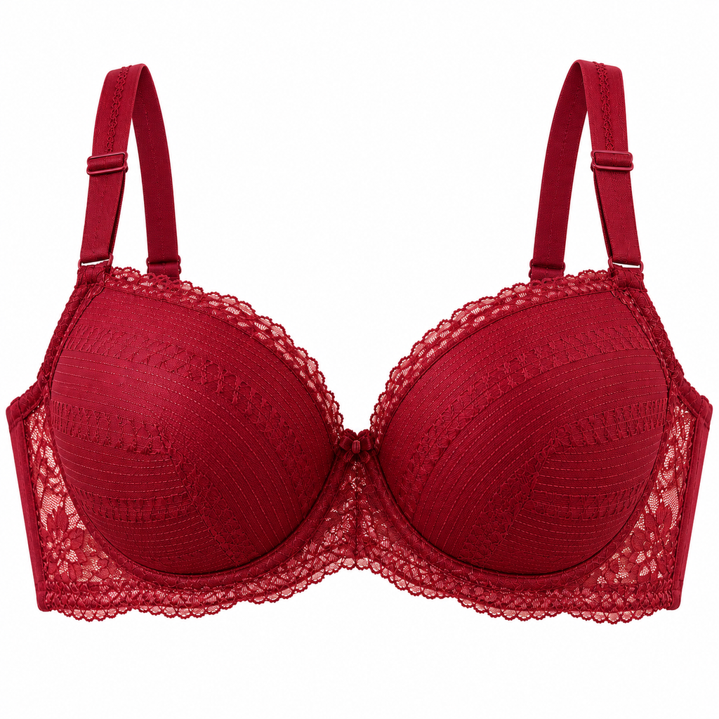 Mahroon Essential 2-Hook Bra  - B Cup 8A-8F