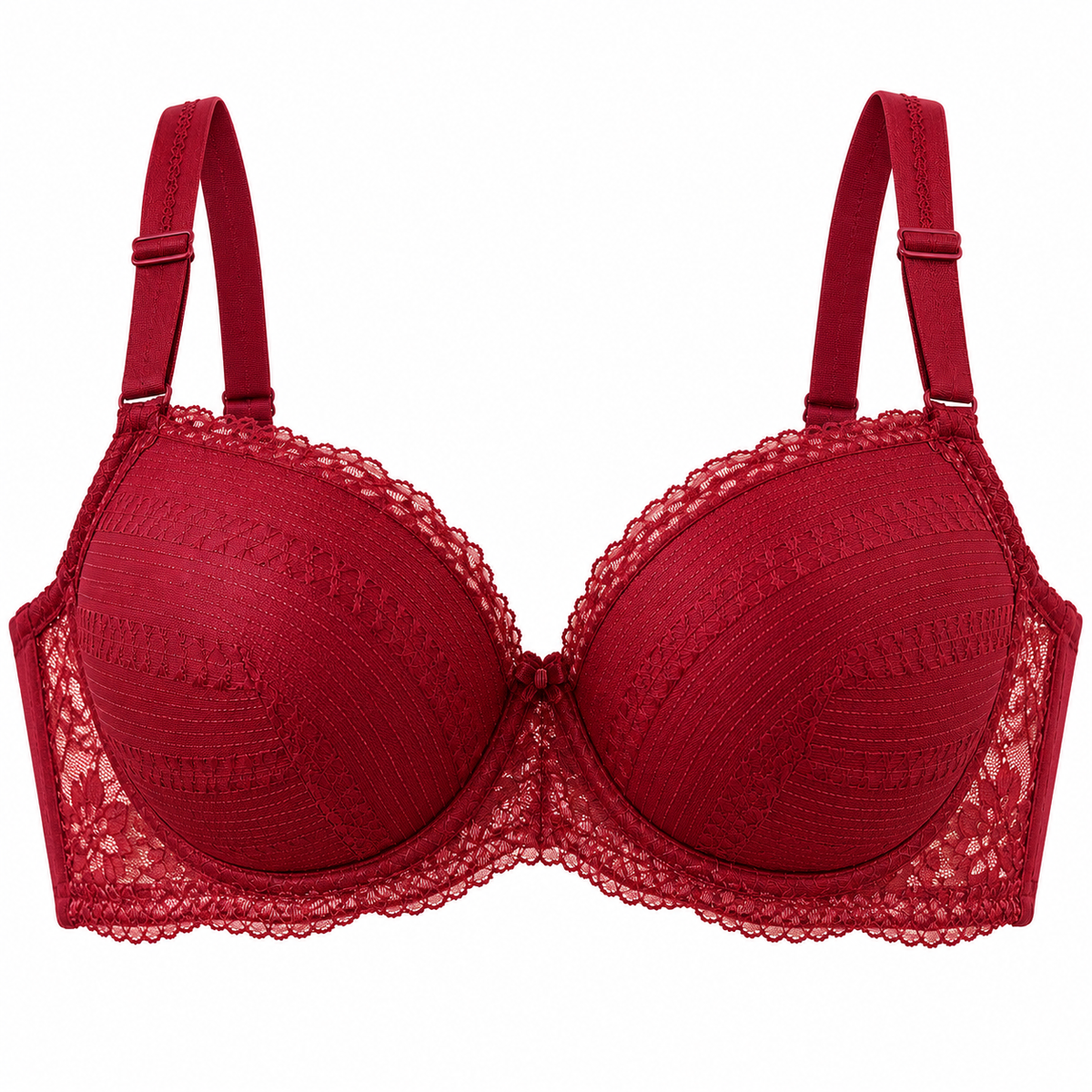 Mahroon Essential 2-Hook Bra  - B Cup 8A-8F