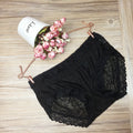Black Lace Sheer Mid-Waist Panty 257