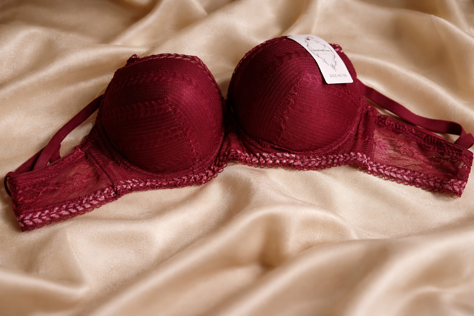 Mahroon Color Push-Up Bra 447