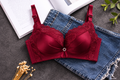 Mahroon Silk Padded Lift-up Bra With Lace Details A3-E3