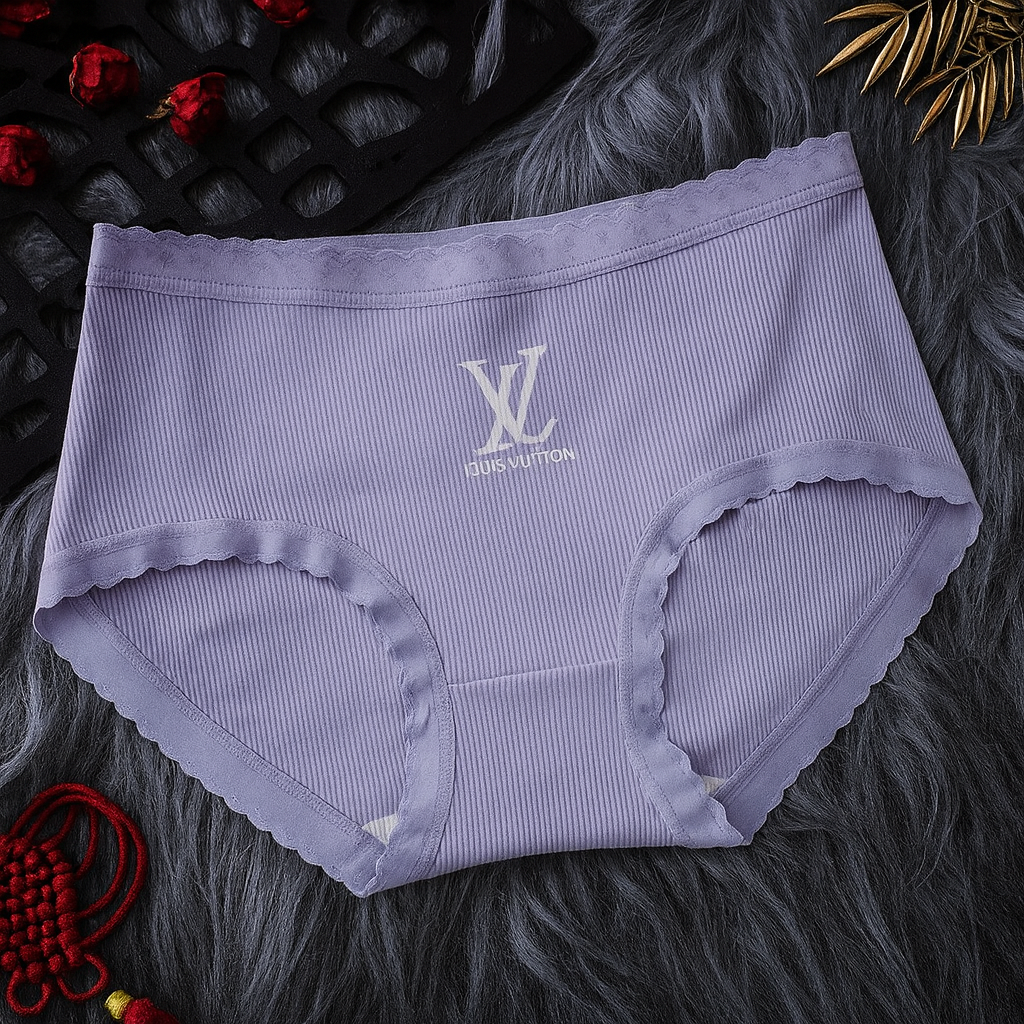 High Waist Ribbed Panty – Soft & Comfy Wavy Edge