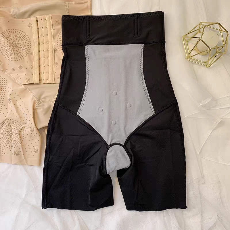 Printed Shapewear with Hook - Black