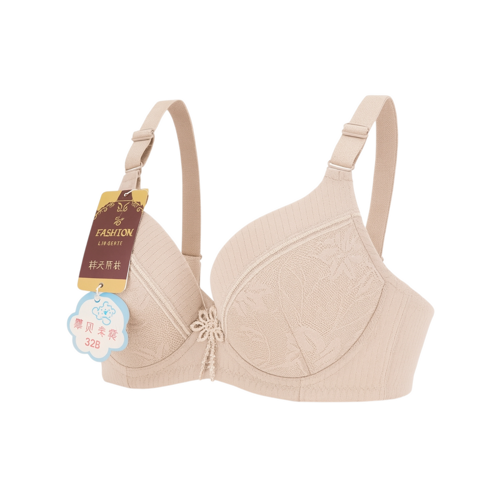 Comfortable Nude Beige Thin Padded Lift-up Bra 403