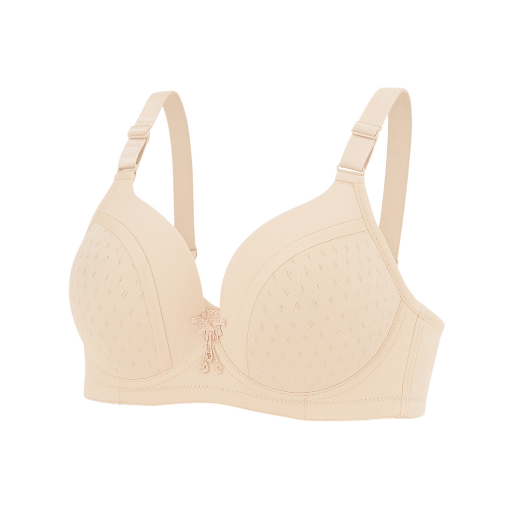 Lightweight Breathable Wireless Bra- Nude Beige  404