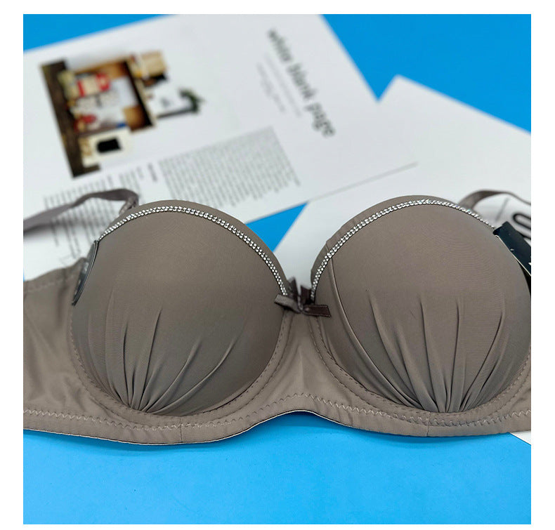 Invisible Fit Soft Padded Bra -Grey 449