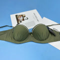 Invisible Fit Soft Padded Bra - Olive Green 449