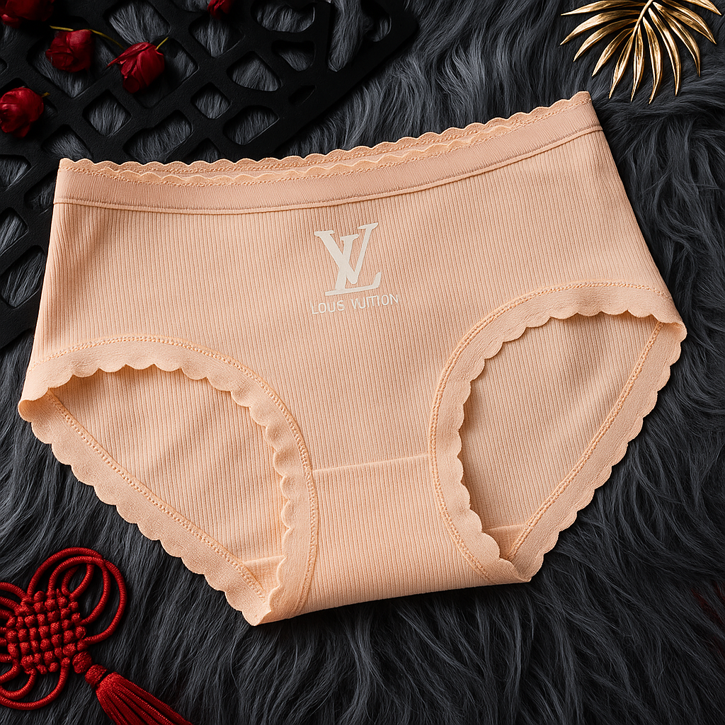 High Waist Ribbed Panty – Soft & Comfy Wavy Edge