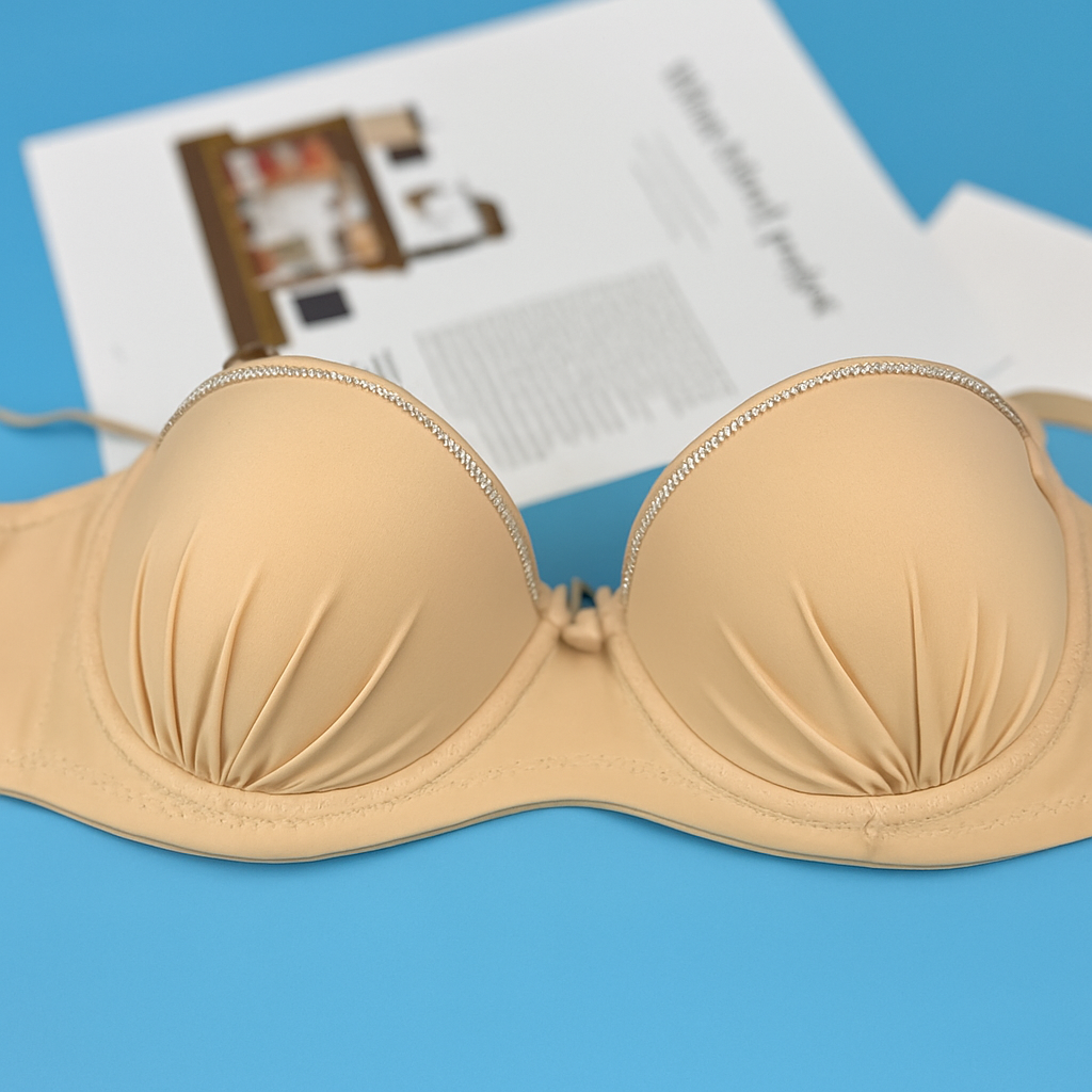 Invisible Fit Soft Padded Bra  _Soft Beige 449