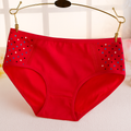 Side Dotted Panty Red