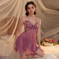 Women Lace Soft Net Nighty – Pink 456