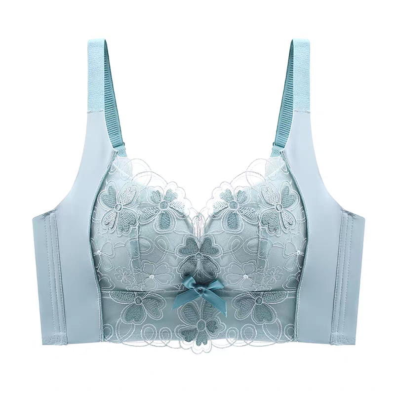 Grace Lace Comfort Bra - Powder Blue 401