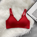 Seamless Soft Padded Bra- Red 457