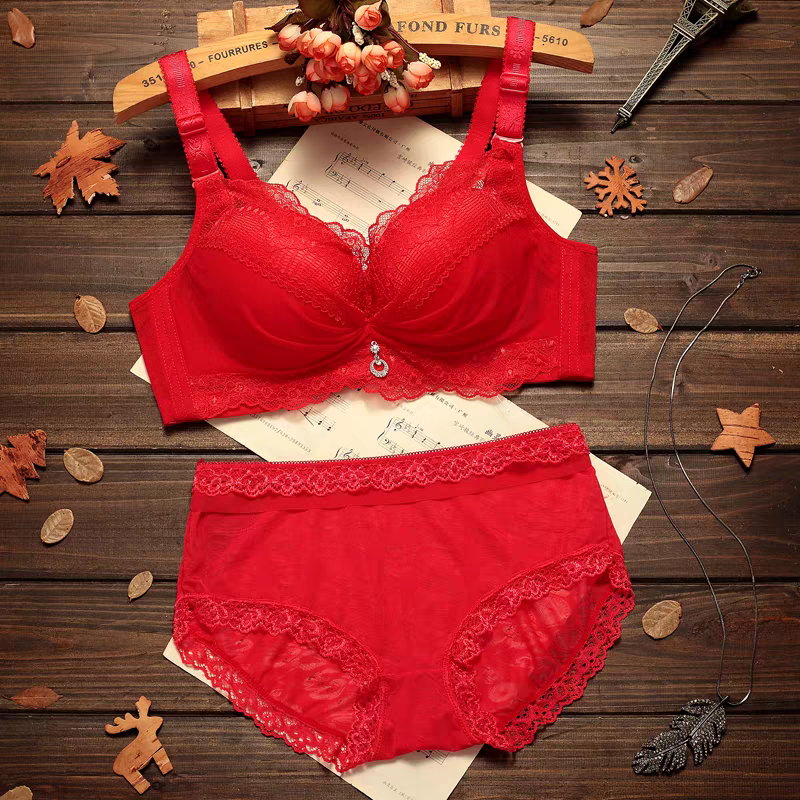 Push Up Lace Bra & Panty Set 9A-9E