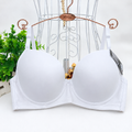 White Smooth Thin Padded Support Bra -C Cup A8-E8