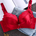 Mahroon Silk  Padded Lift-up Bra With Lace Details 456