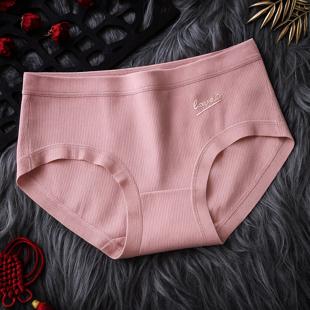 High Waist Ribbed Panty – Soft & Comfy Wavy Edge