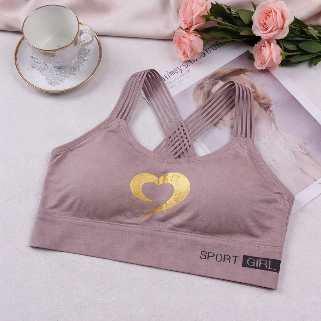 Beauty Fit Crossback Sports Bra