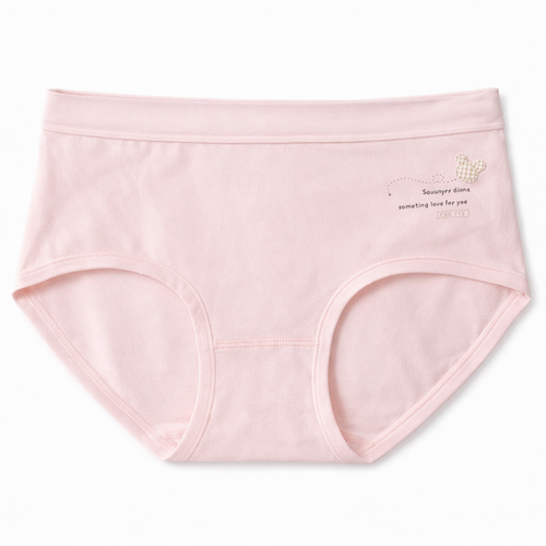 Bear Patch Breathable Cotton Panty- LU002