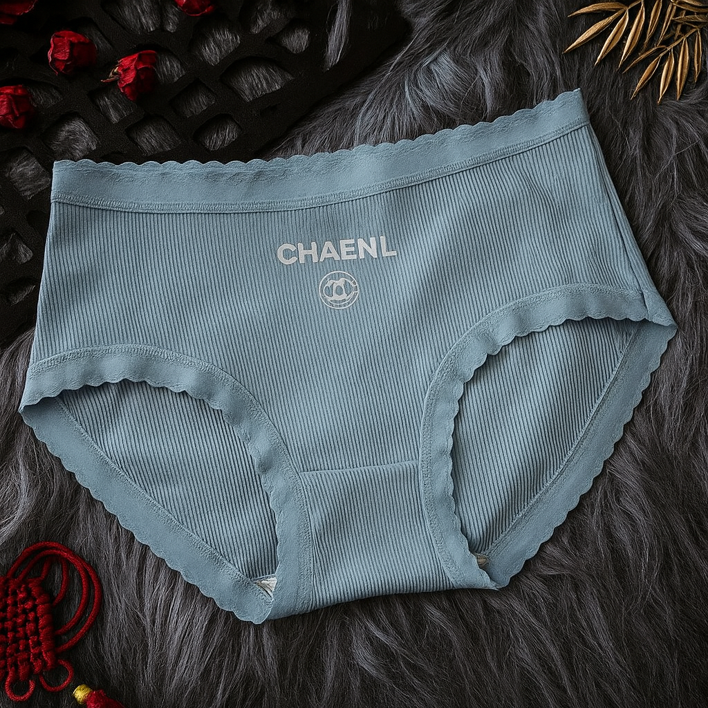 High Waist Ribbed Panty – Soft & Comfy Wavy Edge