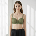 Olive Green Color Push-Up Bra 447