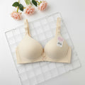 Ivory Beige Wireless Comfort Bra 407