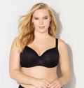 Black Underwire Push-Up Bra 407