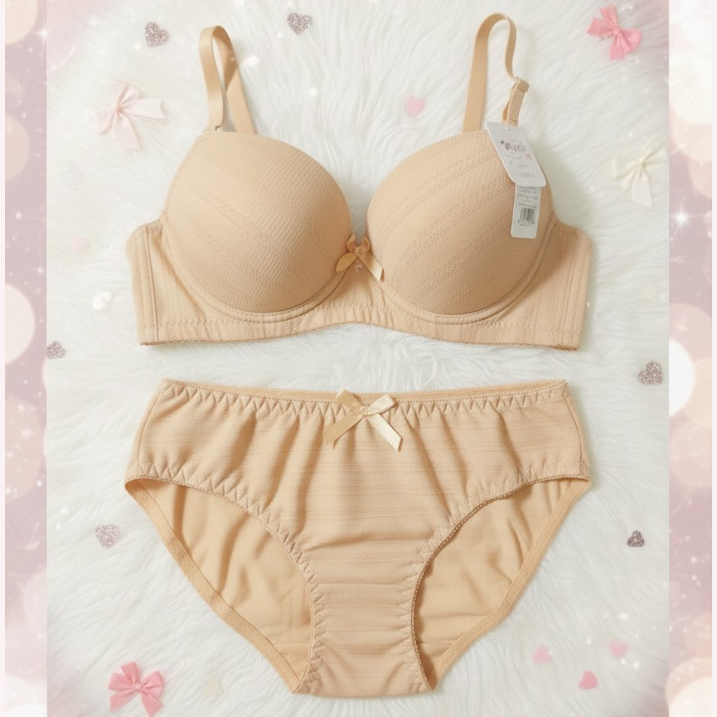 Premium Skin Bra & Panty Set for Women - Breathable Comfort Wear 431