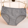 Side Dotted Panty Grey